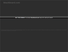 Tablet Screenshot of bkackboard.com